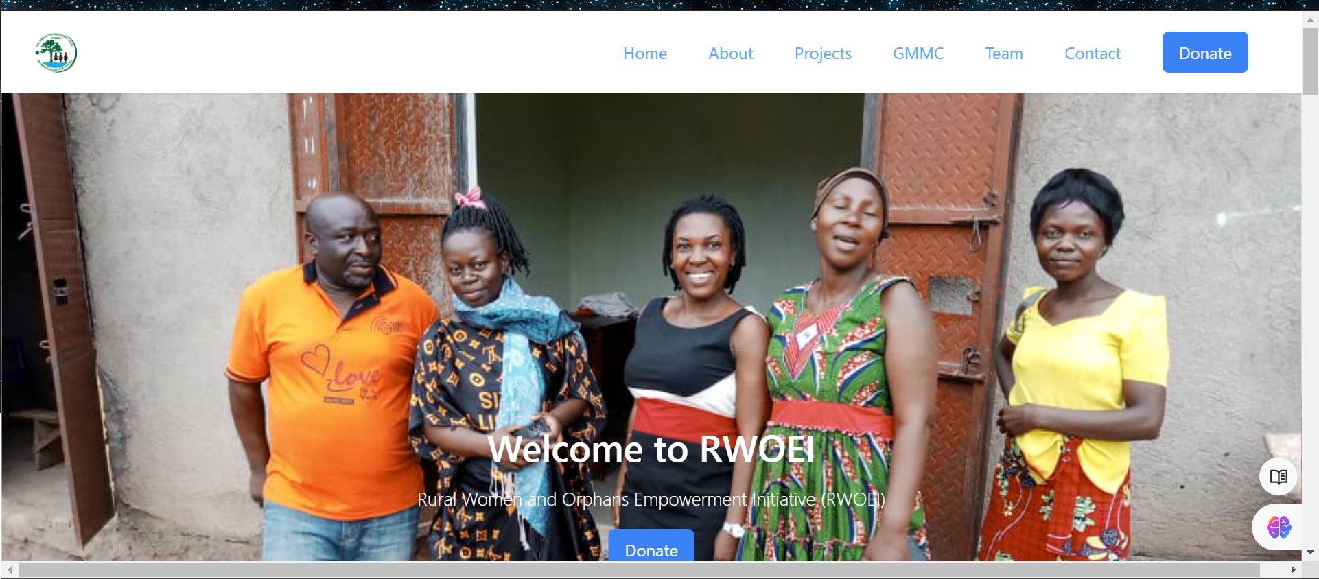 RWEO Initiative Uganda (website) project screenshot