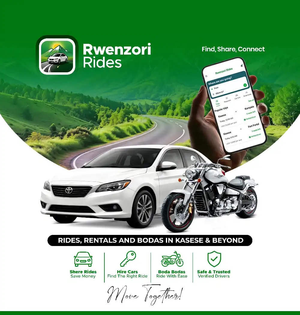 Rwenzori Rides (mobile app) project screenshot